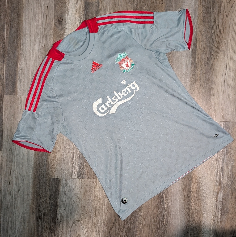 Adidas Liverpool 2008/2009 Away Kit Soccer Jersey Football Shirt Torres Gerrard